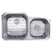 Nantucket Sinks NS3520-16 - 35" Double Bowl Undermount Stainless Steel Kitchen Sink