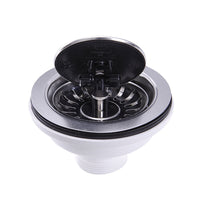 Nantucket Sinks NS35LCC-CH Chrome Flip Top Crumb Cup Kitchen Drain