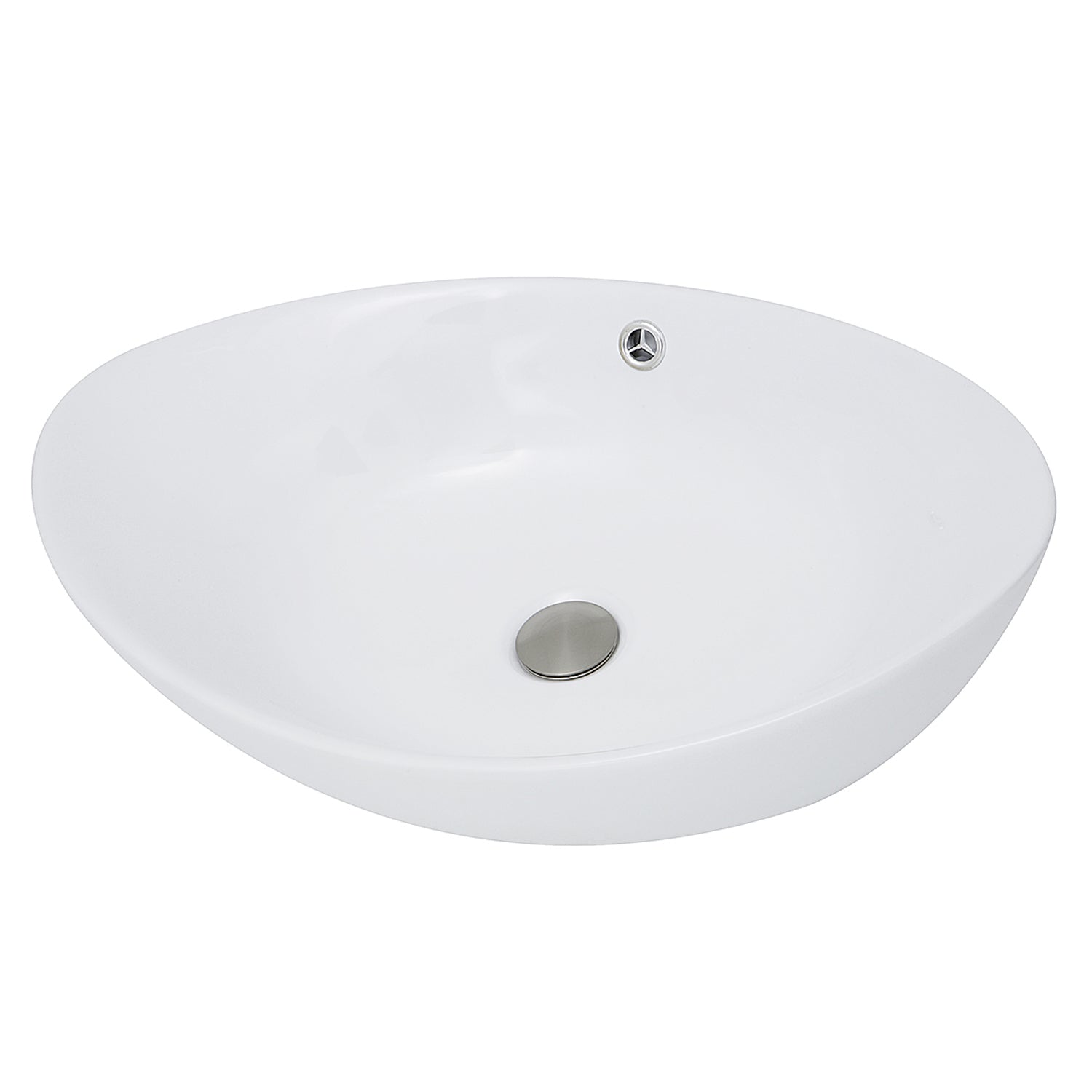 Nantucket Sinks Oblong White Vessel Sink NSV305