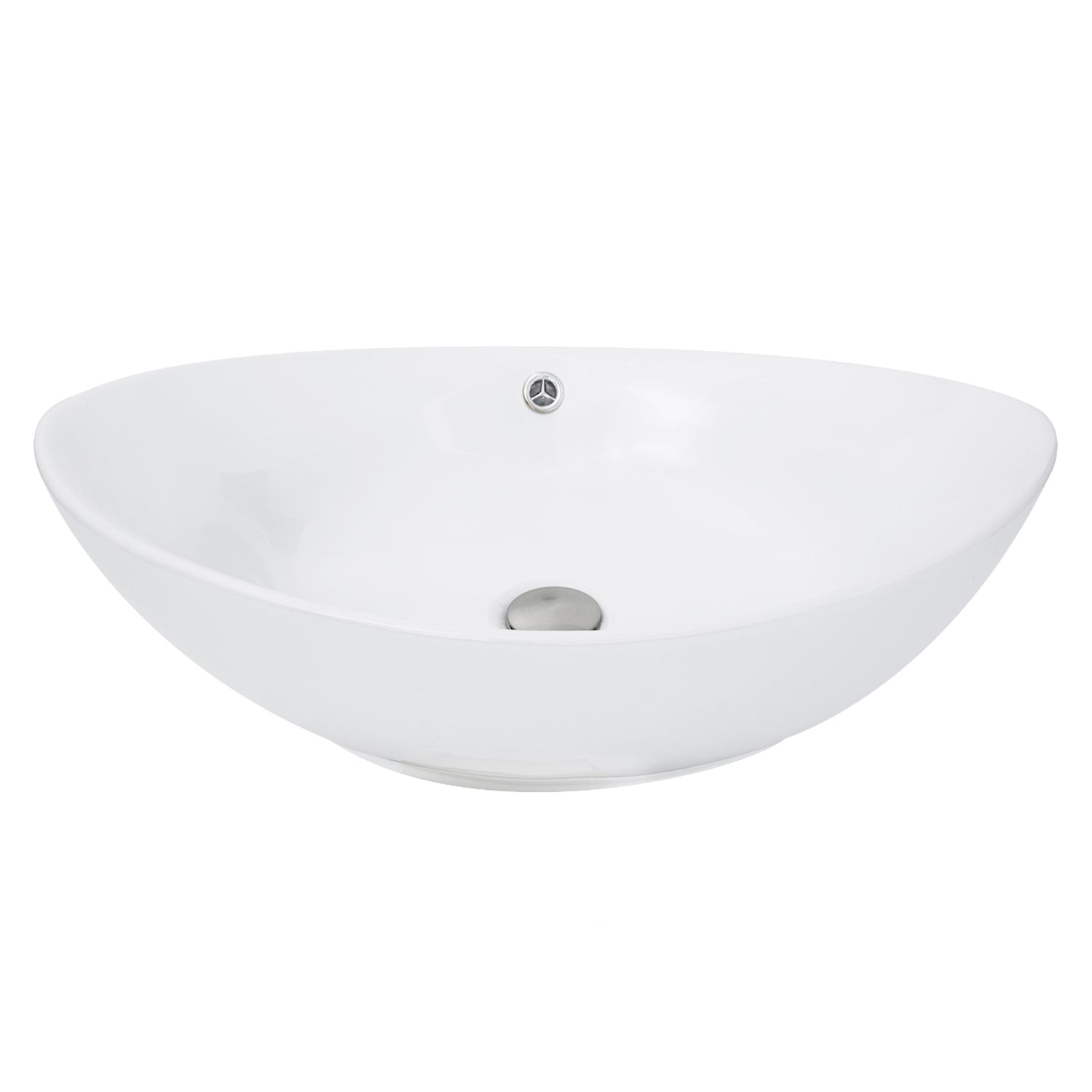 Nantucket Sinks Oblong White Vessel Sink NSV305