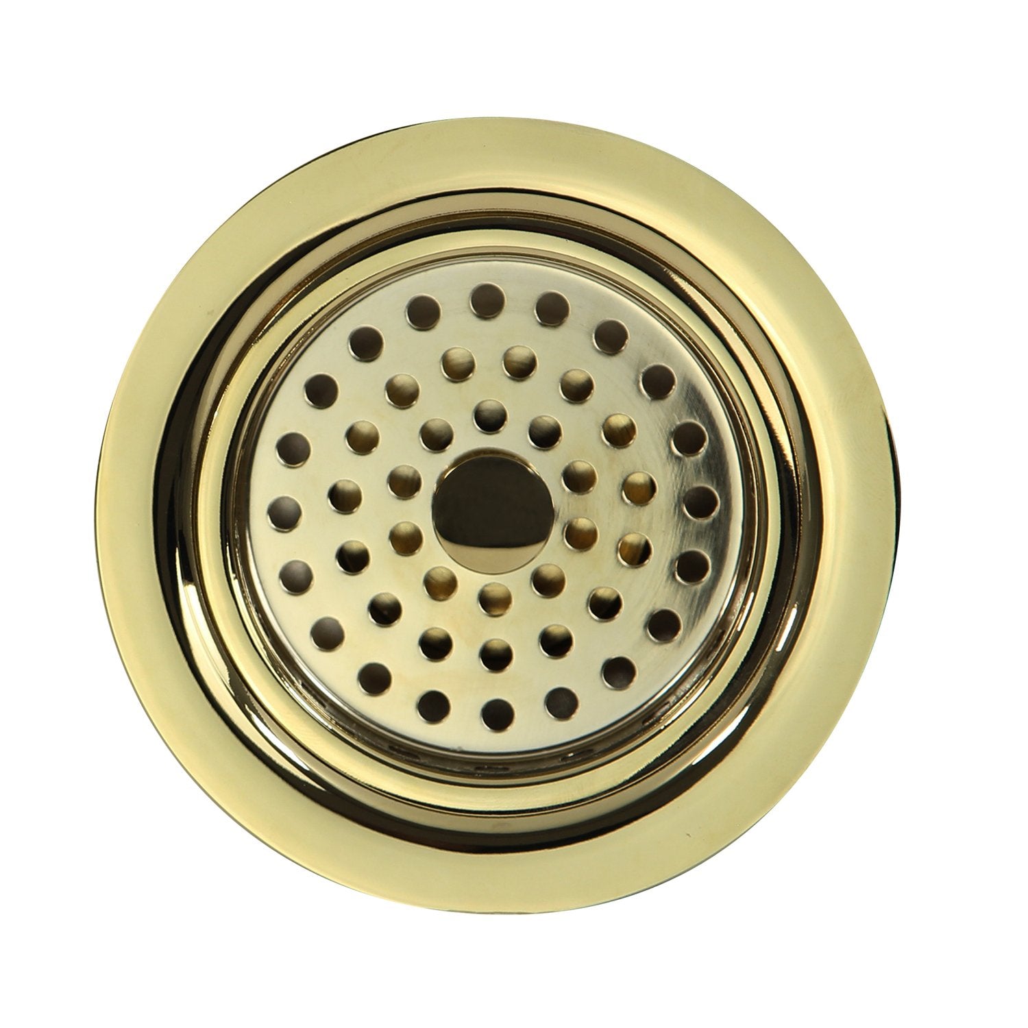 Nantucket Sinks Polished Brass 3.5-Inch Kitchen Sink Drain