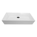 Nantucket Sinks Rectangle White Glacier Stone Sink NS-GSTR24