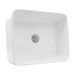 Nantucket Sinks Rectangle White Vessel Sink NSV105