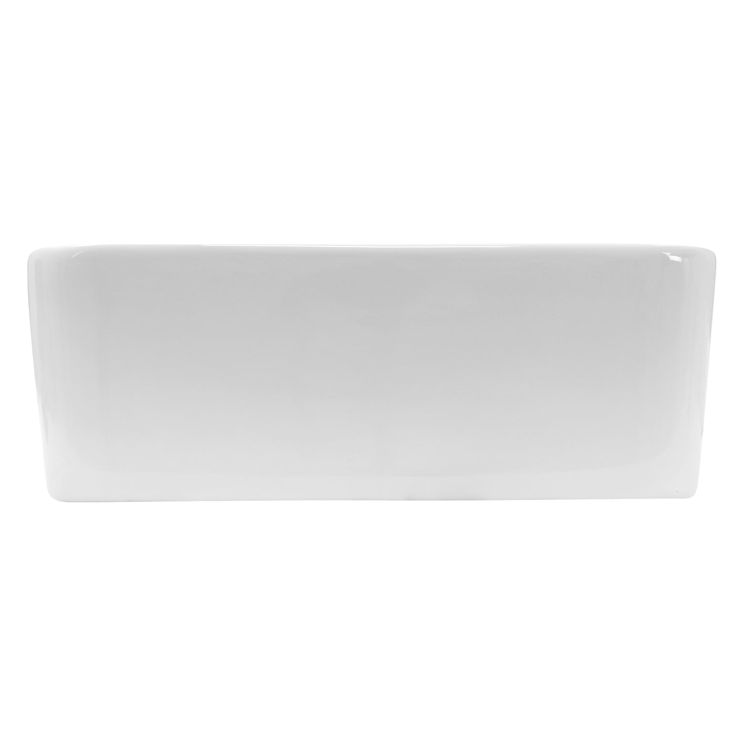 Nantucket Sinks Rectangle White Vessel Sink NSV105