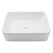 Nantucket Sinks Rectangle White Vessel Sink NSV105