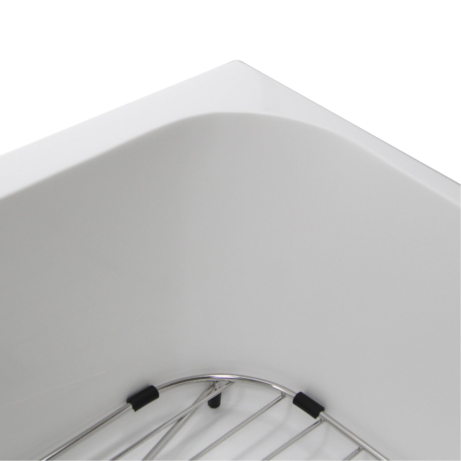 Nantucket Sinks RetroFit Glacier Stone Single Bowl Ezapron Kitchen Sink