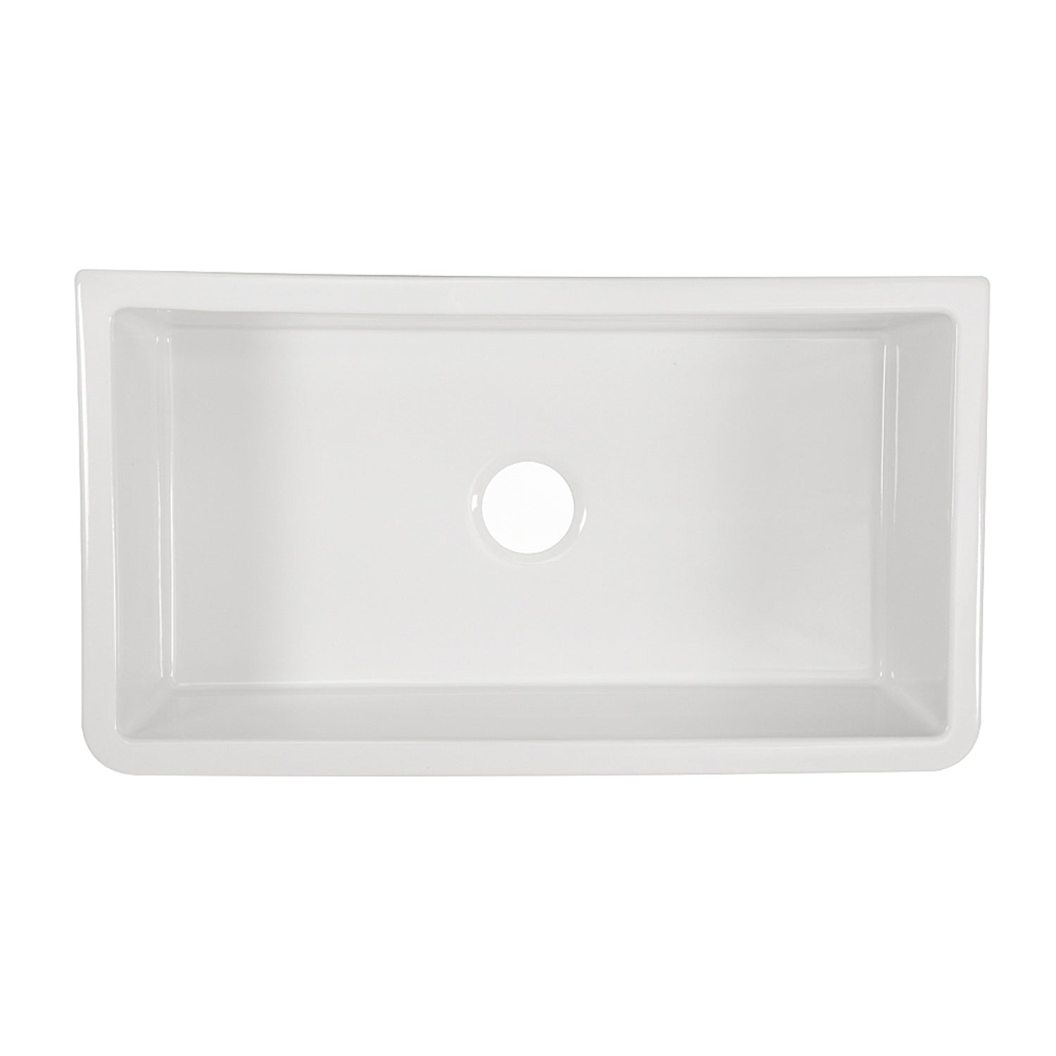 Nantucket Sinks Reversible 33" Italian Fireclay Farmhouse Sink