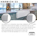 Nantucket Sinks Reversible 33" Italian Fireclay Farmhouse Sink