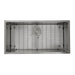 Nantucket Sinks SR3618-16 - 36" Pro Series Oversized Rectangle Single Bowl Undermount Small Radius Corners Stainless Steel Kitchen Sink.