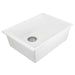 Nantucket Sinks Small Single Bowl Undermount Granite Composite Sinks