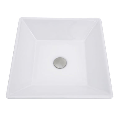 Nantucket Sinks Square Tapered White Vessel Sink NSV109