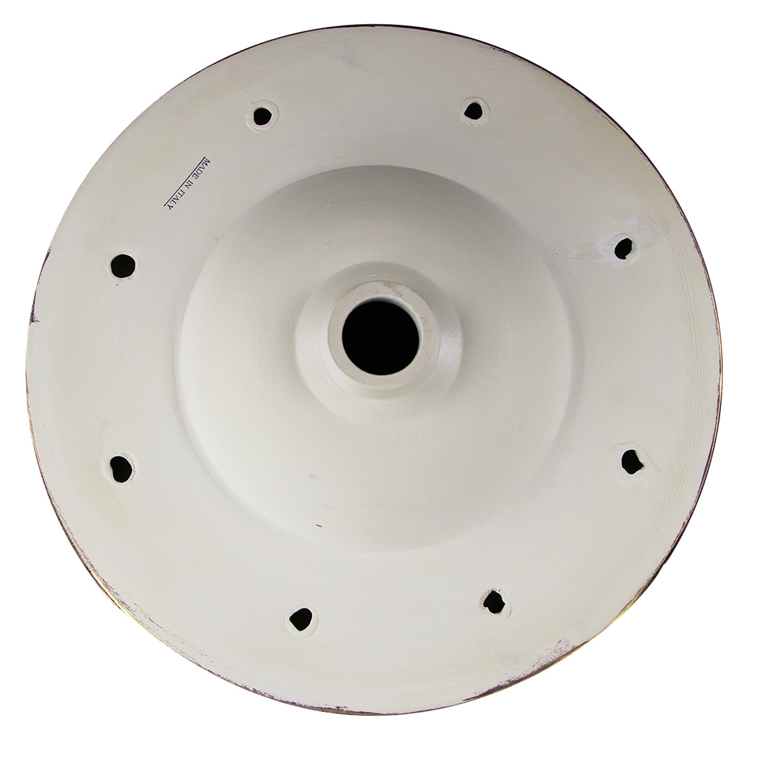 Nantucket Sinks St. Bart Fireclay Hand-Decorated Vanity Sink