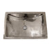Nantucket Sinks TRS2416 - 23.75-Inch Hand Hammered Stainless Steel Bathroom Sink