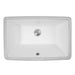 Nantucket Sinks Undermount Ceramic Sink 20 3/4" x 13 3/8"