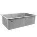 Nantucket Sinks ZR3322-16 - 33" Large Rectangle Single Bowl Zero Radius Stainless Steel Drop in Kitchen Sink, 16 Gauge - 3 Hole