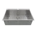 Nantucket Sinks ZR3322-S-16 - 33" Large Rectangle Single Bowl Zero Radius Stainless Steel Drop in Kitchen Sink, 16 Gauge -1 Hole