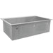 Nantucket Sinks ZR3322-S-16 - 33" Large Rectangle Single Bowl Zero Radius Stainless Steel Drop in Kitchen Sink, 16 Gauge -1 Hole