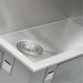 Nantucket Sinks ZR3322-S-16 - 33" Large Rectangle Single Bowl Zero Radius Stainless Steel Drop in Kitchen Sink, 16 Gauge -1 Hole