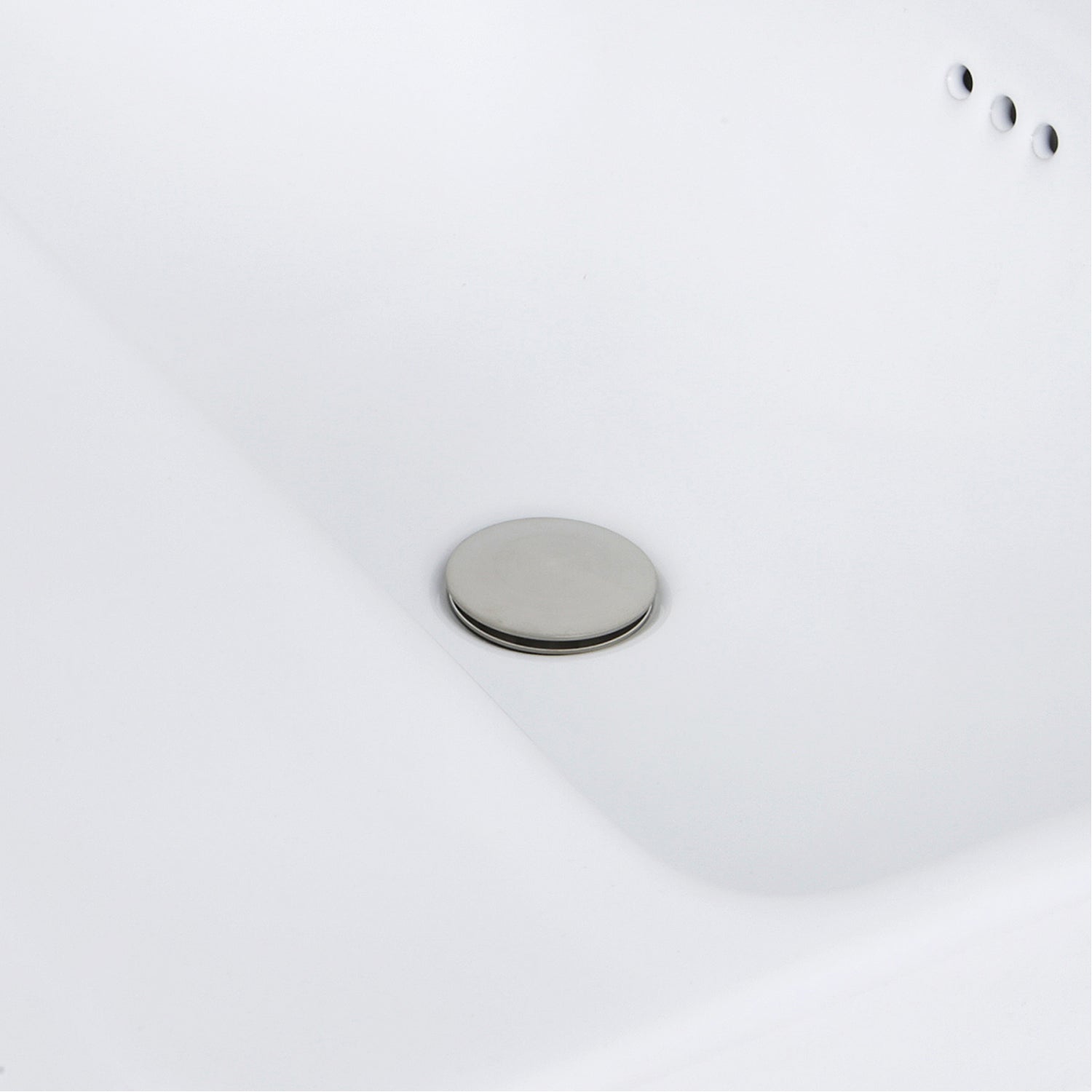 Nantucket Sinks 23-Inch 1-Hole Rectangular Drop-In Ceramic Vanity Sink DI-2317-R1 DirectSinks