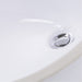 Nantucket Sinks 15 x 12 Glazed Bottom Undermount Oval Ceramic Sink in White DirectSinks