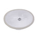 Nantucket Sinks 17 x 14 Glazed Bottom Undermount Oval Ceramic Sink in White DirectSinks