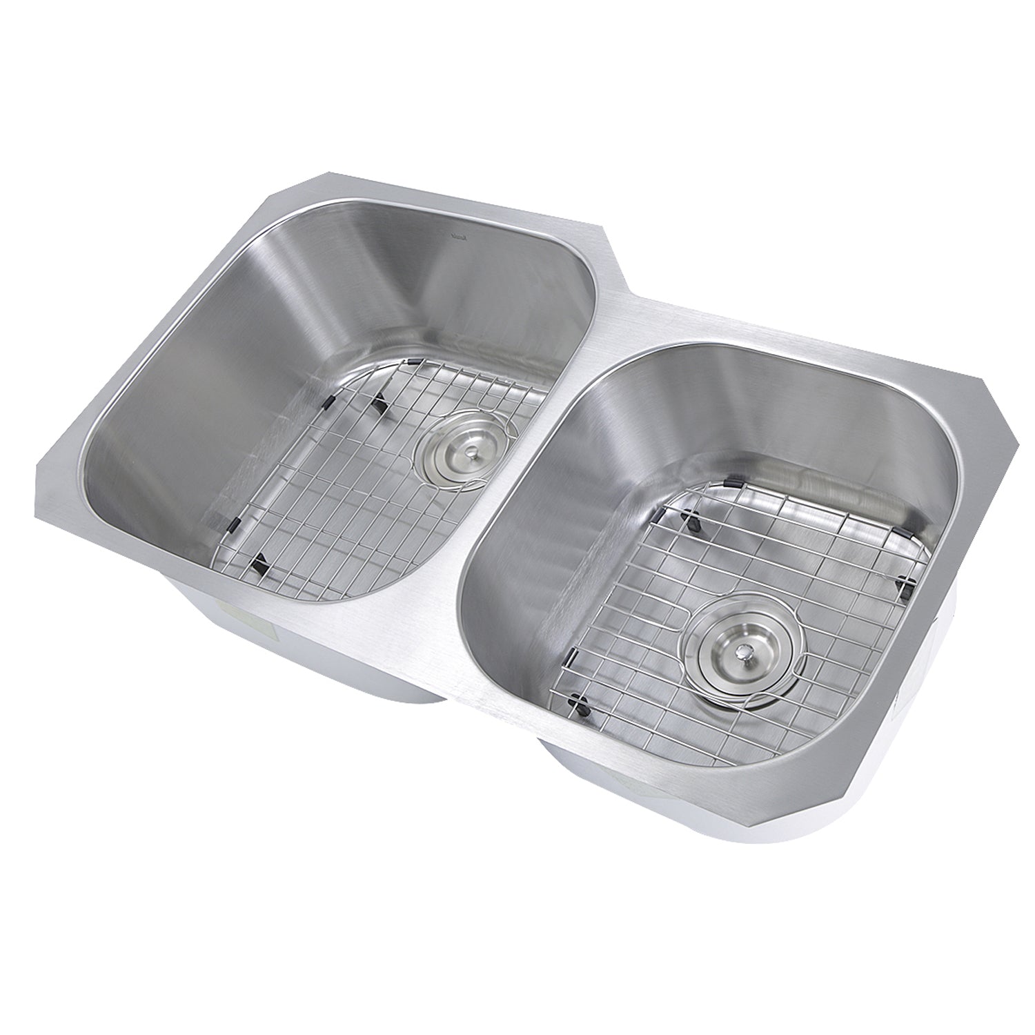 Nantucket Sinks NS3520-16 - 35" Double Bowl Undermount Stainless Steel Kitchen Sink