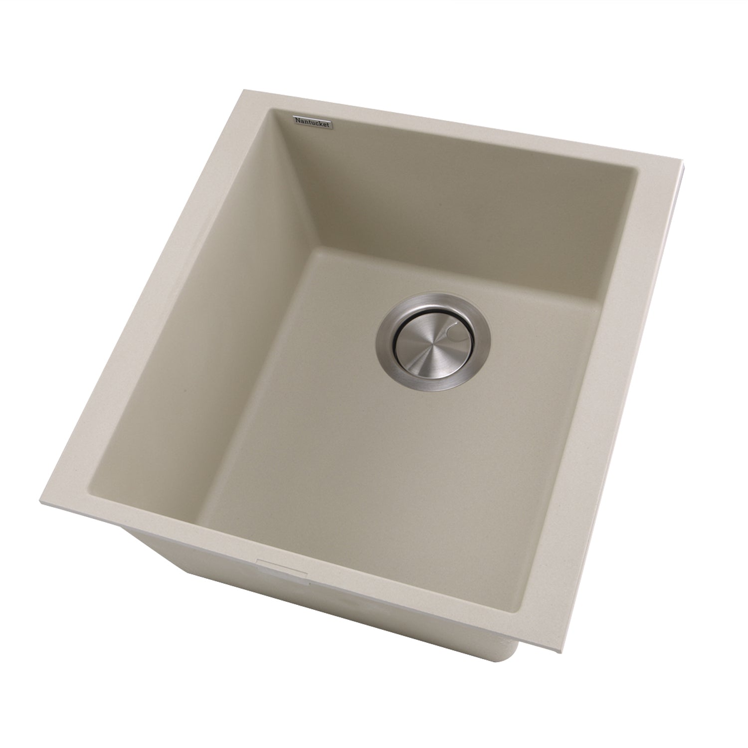 Nantucket Sinks 17" Single Bowl Undermount Granite Composite Bar-Prep Sink