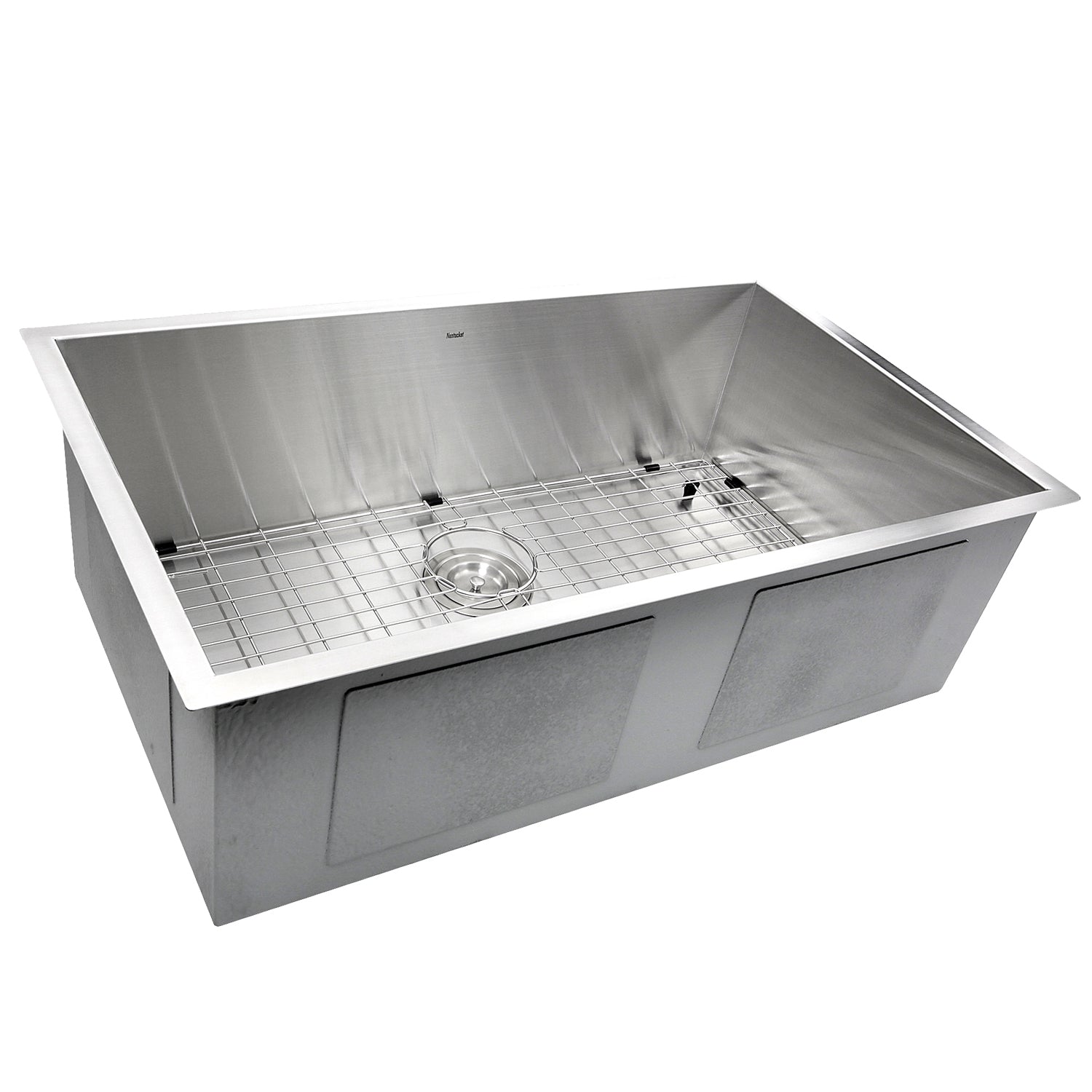 Nantucket Sinks ZR3219-16 - 32" Pro Series Large Rectangle Single Bowl Undermount Zero Radius Stainless Steel Kitchen Sink