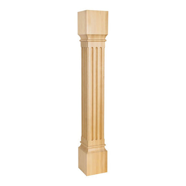 Hardware Resources 5" x 5" Hard Maple Fluted Post-DirectSinks