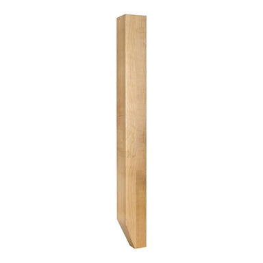 Hardware Resources Rubberwood Shaker Post with Tapered Foot-DirectSinks