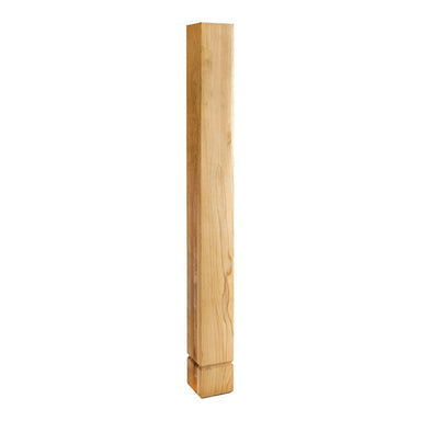 Hardware Resources Rubberwood Shaker Post with "V" Groove-DirectSinks