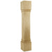 Hardware Resources Transitional White Birch Post with Fluted Corners-DirectSinks