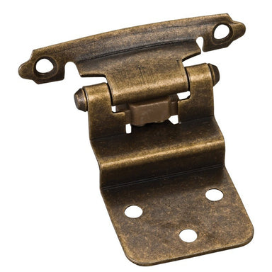 Hardware Resources 3/8" Inset Hinge with 4 - #5 x 5/8" Oval Head Screws, 6 - #6 x 1/2" Flat Head Screws and 2 Flat Form Pads-DirectSinks