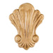 Hardware Resources 3-1/4" x 5/16" x 4-3/8" Pressed Shell Applique-DirectSinks