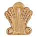 Hardware Resources 3-1/4" x 5/16" x 3-3/4" Pressed Shell Applique-DirectSinks
