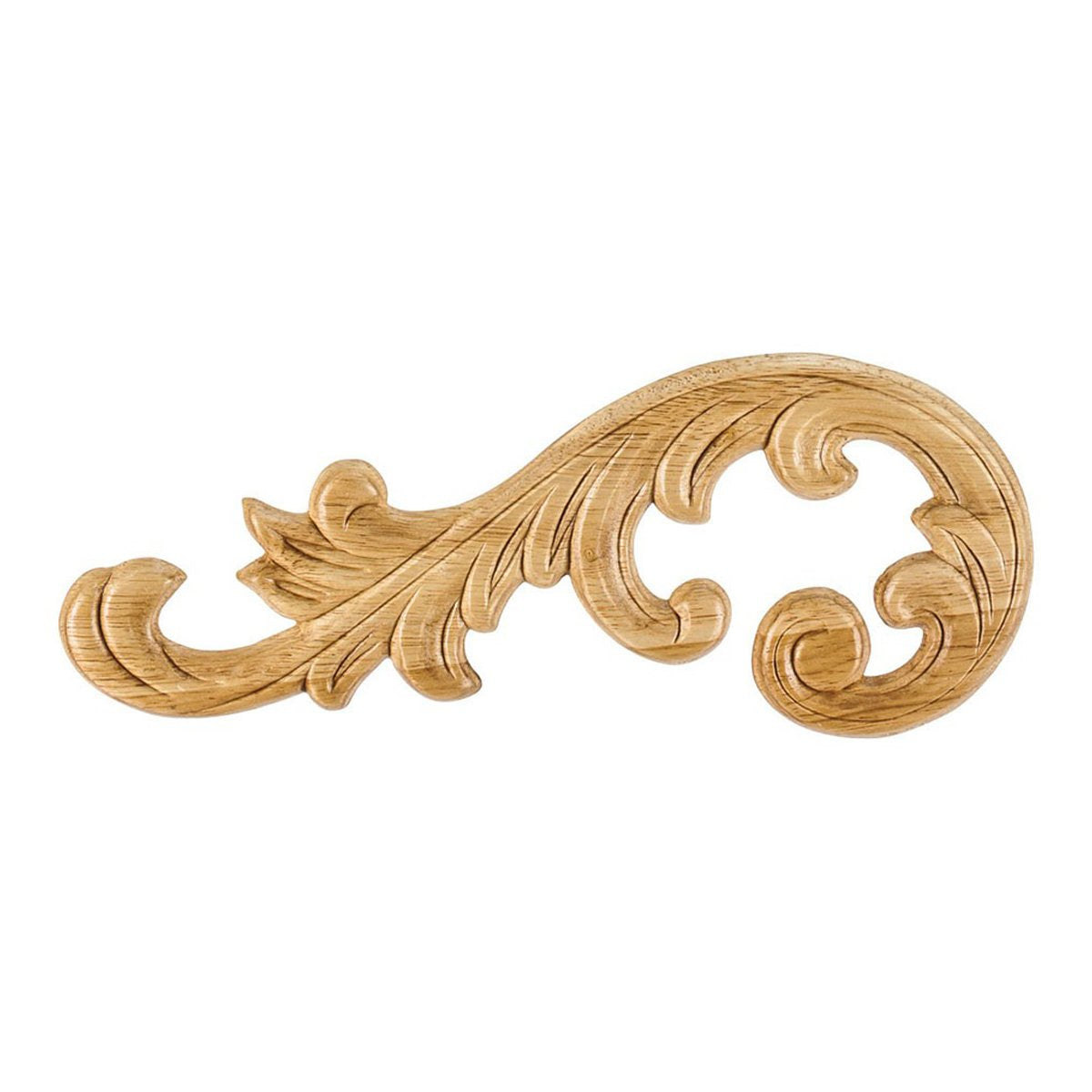 Hardware Resources 10-5/8" x 5/16" x 4-3/8" Pressed Acanthus Applique-DirectSinks