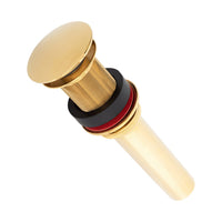 1 1/2" Non-Overflow Pop-up Bathroom Sink Drain in Polished Brass