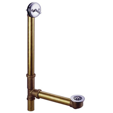 Kingston Brass Made to Match 18" Trip Lever Waste and Overflow with Grid-Bathroom Accessories-Free Shipping-Directsinks.