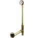 Kingston Brass Made to Match PDTT2188 18" Tub Waste and Overflow with Tip-Toe Drain in Satin Nickel-Bathroom Accessories-Free Shipping-Directsinks.