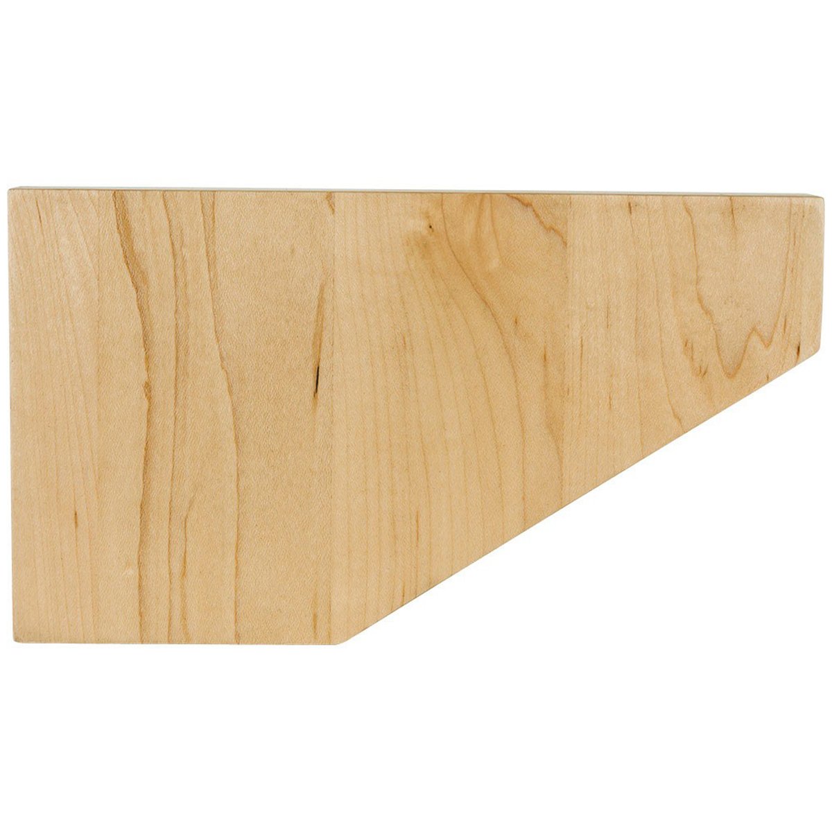 Hardware Resources Rubberwood Shaker Pedestal Foot (L or R)-DirectSinks
