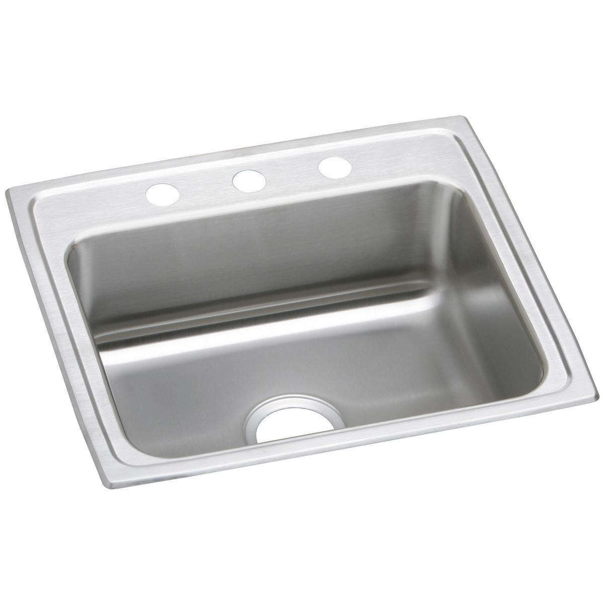 Elkay Celebrity Stainless Steel 25" x 22" x 7-1/2" Single Bowl Drop-in Sink