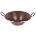 Premier Copper Products Round Hand Forged Old World Miners Pan Copper Vessel Sink-DirectSinks