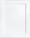Fabuwood Quest Series, Metro Frost (white paint) Partial Overlay Small Sample Door