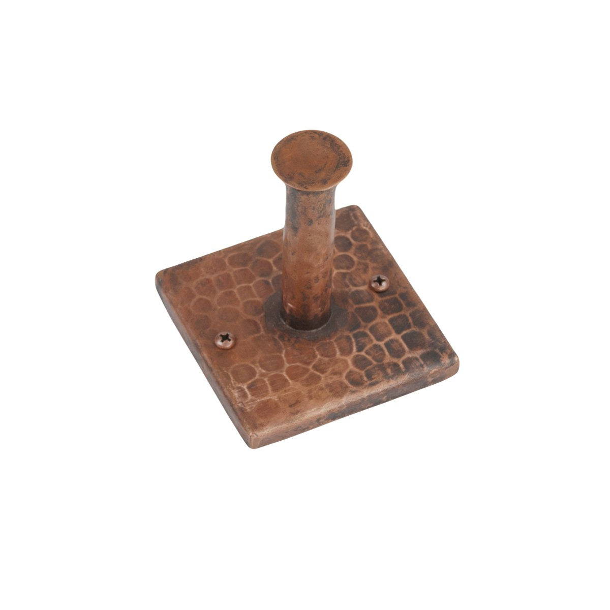 Premier Copper Products Hand Hammered Copper Single Robe/Towel Hook-DirectSinks