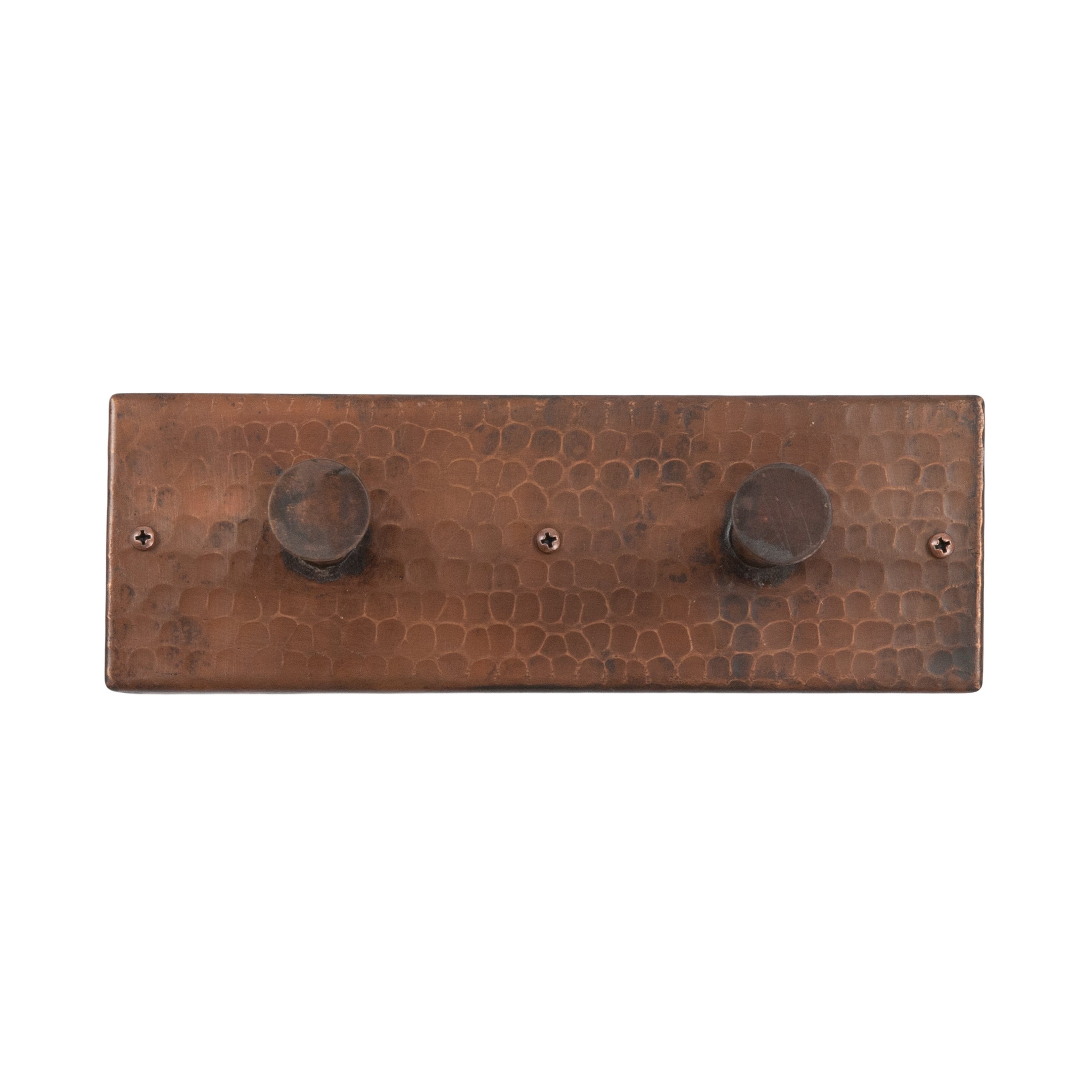 Premier Copper Products Hand Hammered Copper Double Robe/Towel Hook-DirectSinks