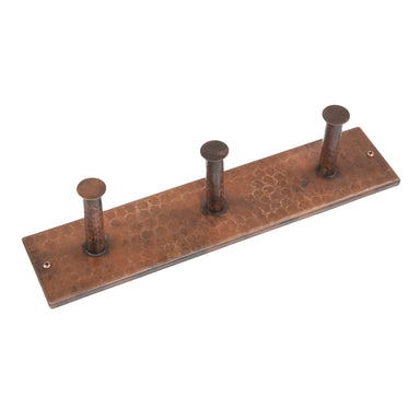 Premier Copper Products Hand Hammered Copper Triple Robe/Towel Hook-DirectSinks