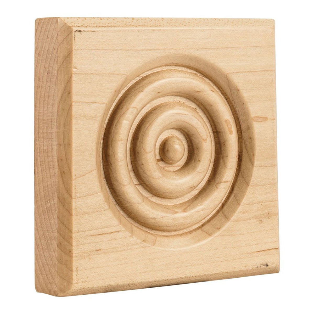 Hardware Resources 4" x 4" x 1" Traditional Rosette Moulding-DirectSinks
