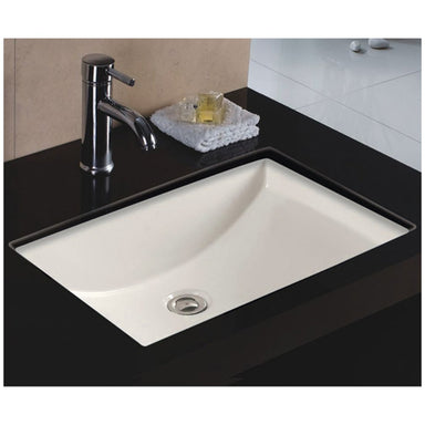 Wells Sinkware 22-Inch Rectangular Single Bowl Undermount Bathroom Sink-Bathroom Sinks Fast Shipping at Directsinks.