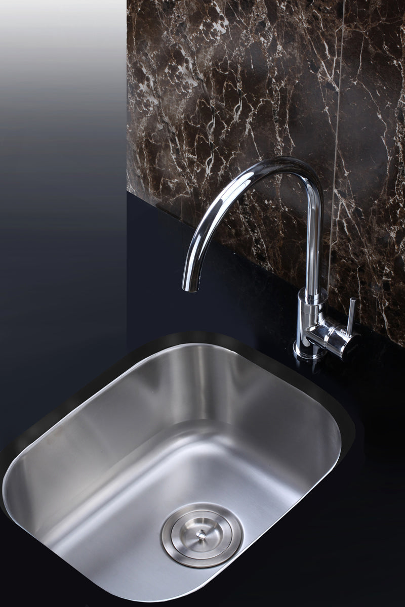 Ruvati 12 x 18" Undermount 16 Gauge Stainless Steel Bar Prep Sink