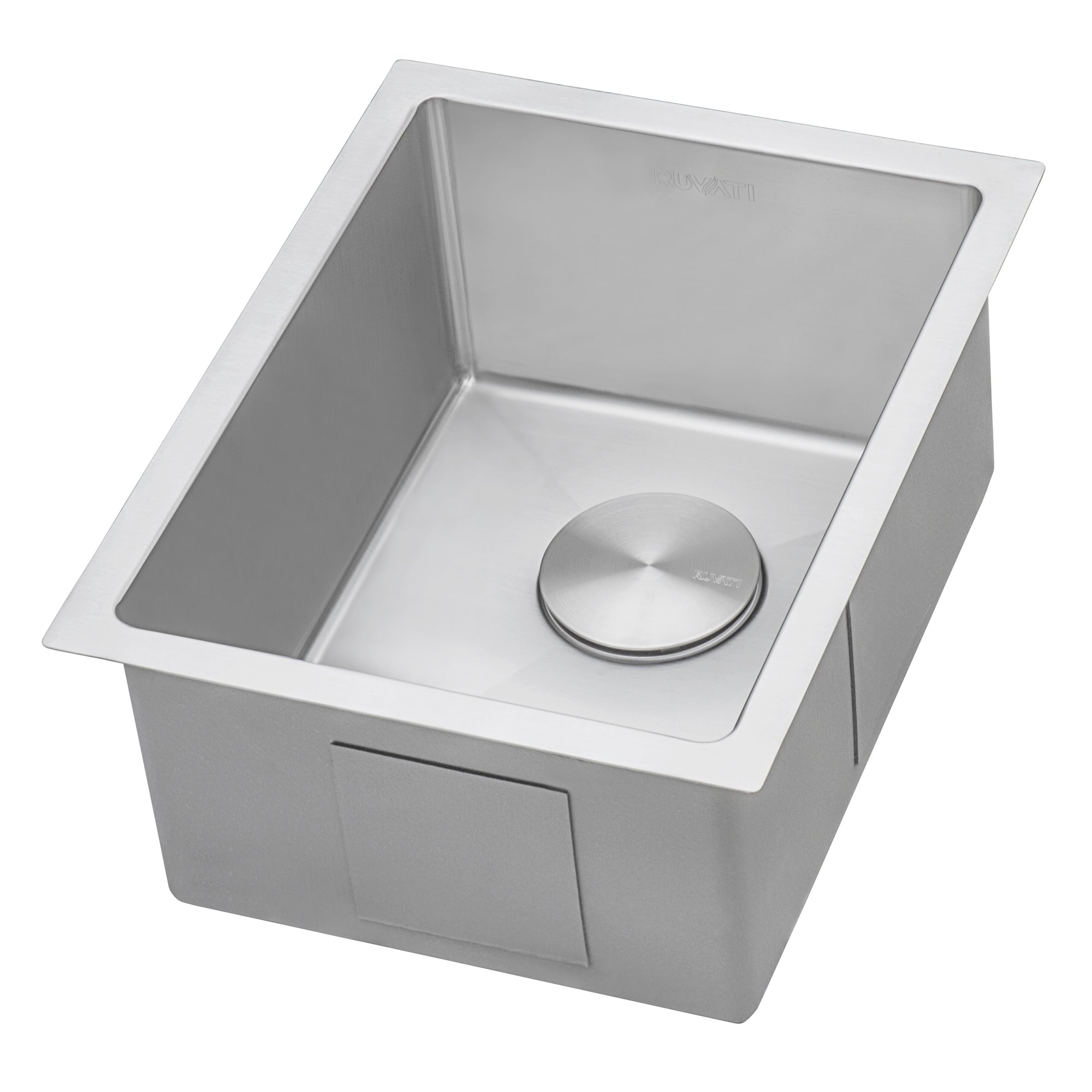 Ruvati 14" Undermount 16 Gauge Tight Radius Stainless Steel Single Bowl Bar Prep Sink